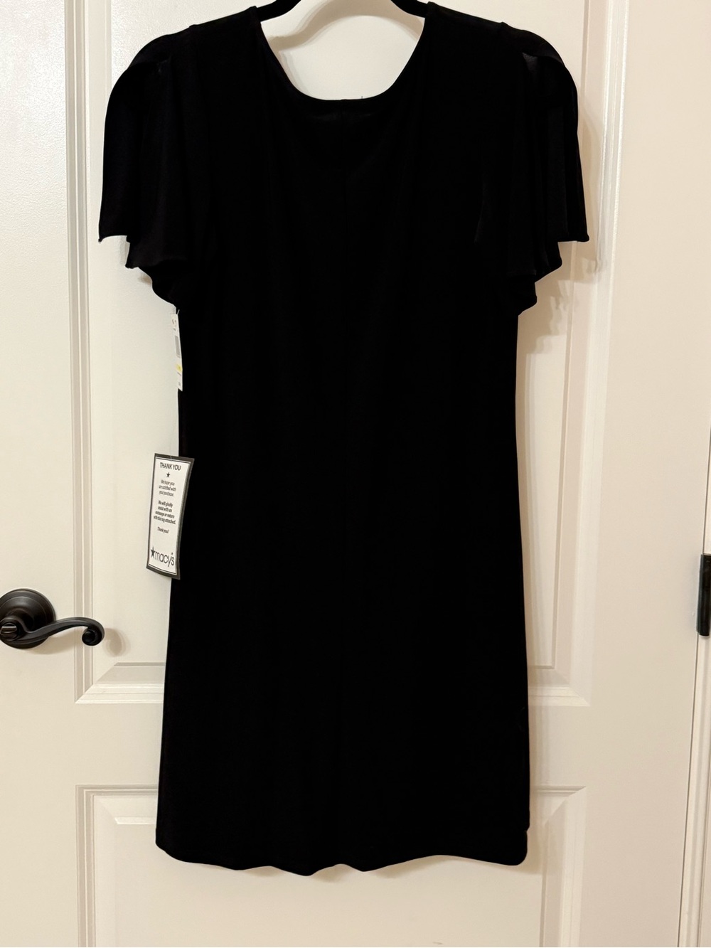 MSK Black Dress with Silver Accent. NWT. - Picture 4 of 5